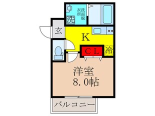 フジパレス吹田正雀の物件間取画像